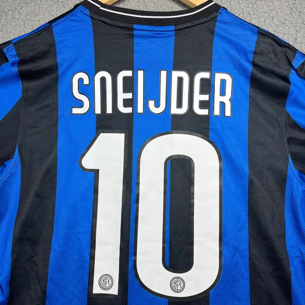 Nike Inter Milan 2010 Champions League Final Sneijder 10 Jersey Long Sleeve L